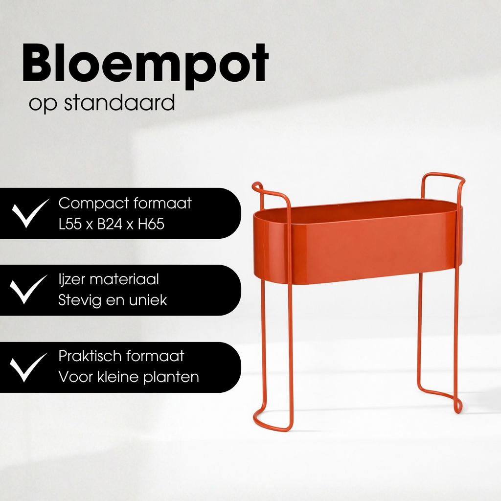 Bloempot binnen Moritz Rood