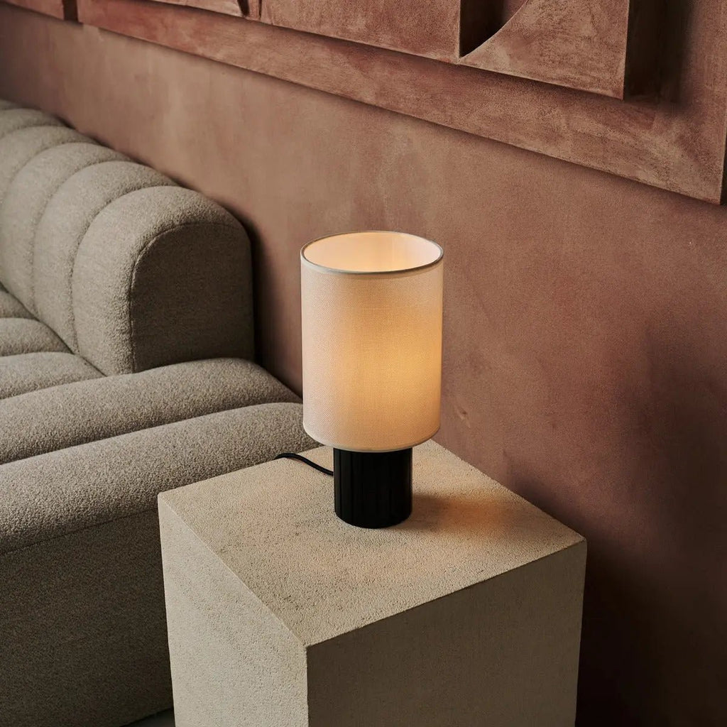 Kiko Zwarte Tafellamp | Gezellige bureaulamp met E27 fitting