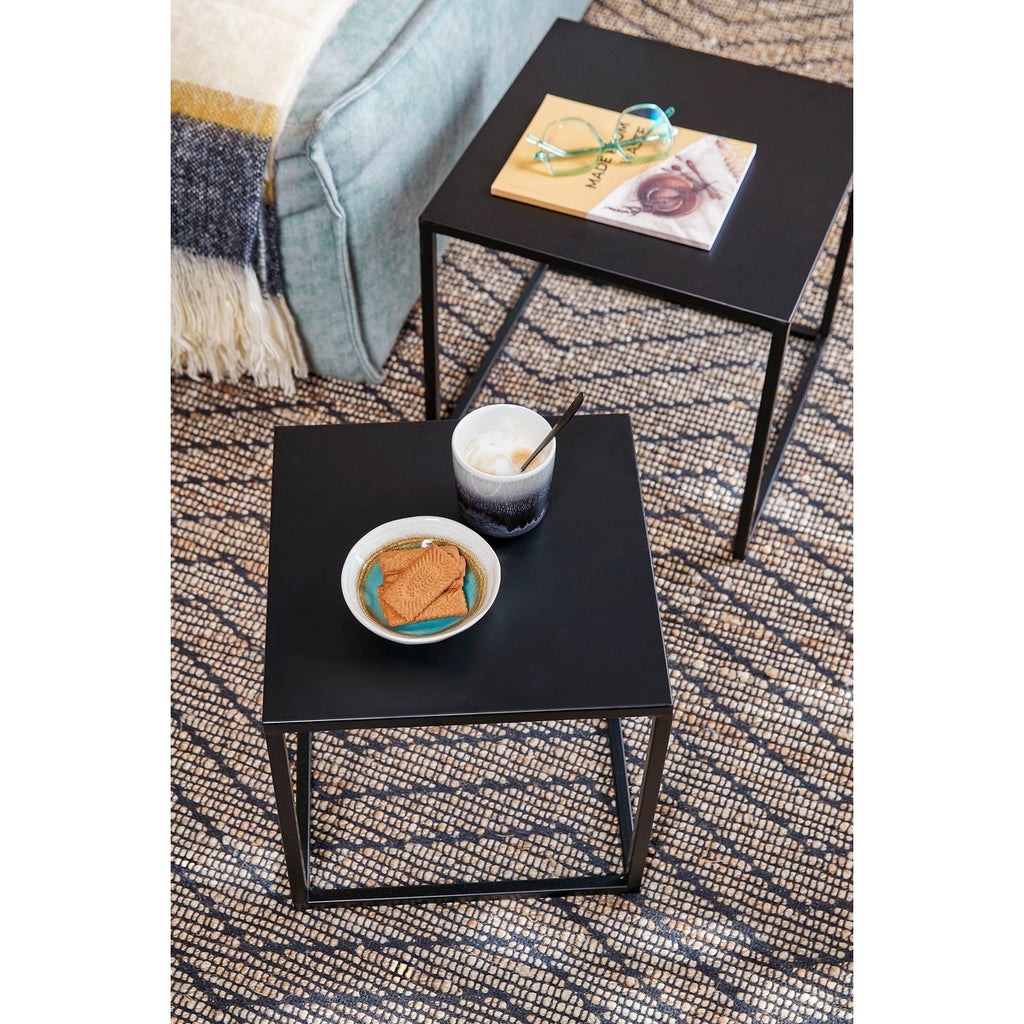 Bijzettafel set Goa Zwart