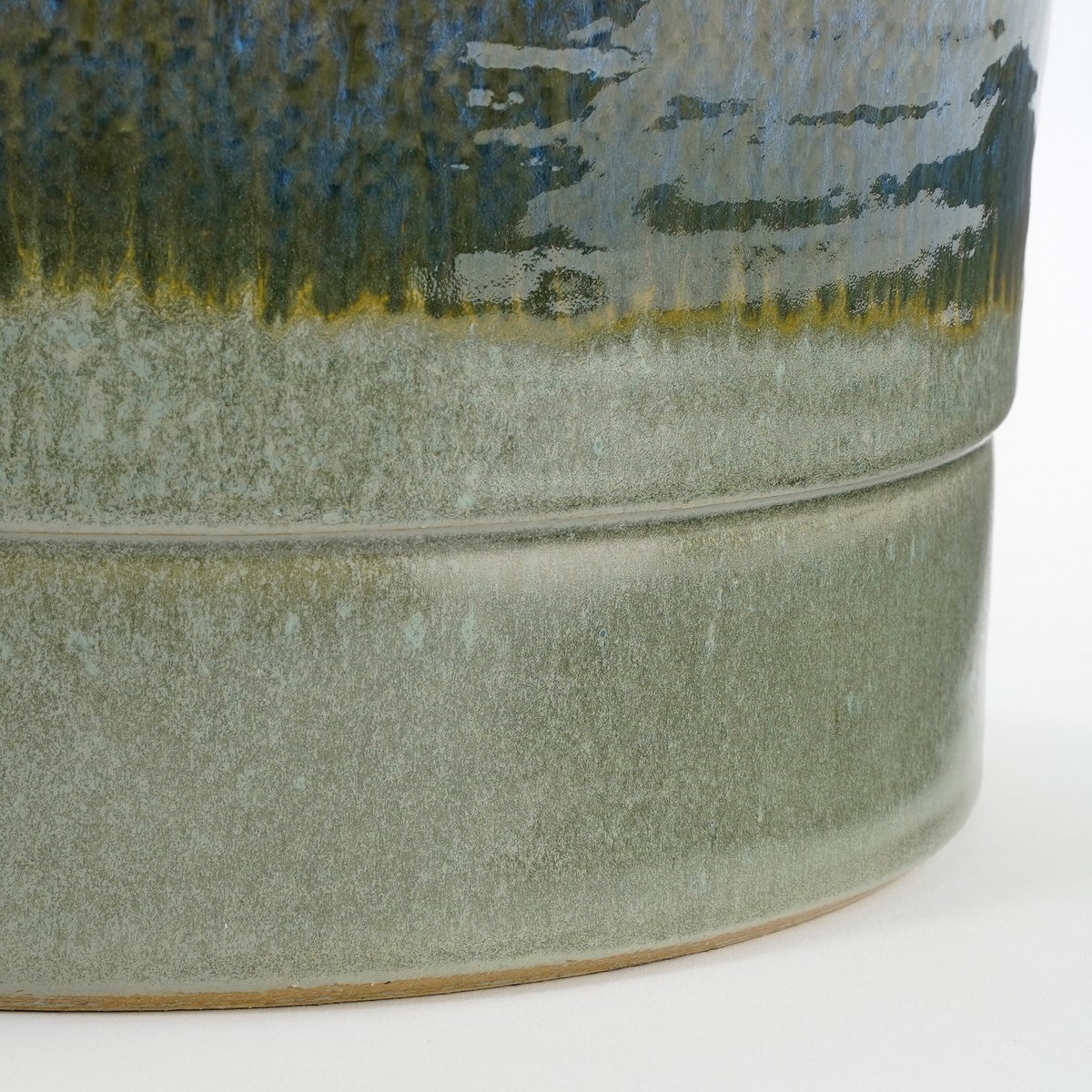 Bloempot binnen Olof Donkerblauw