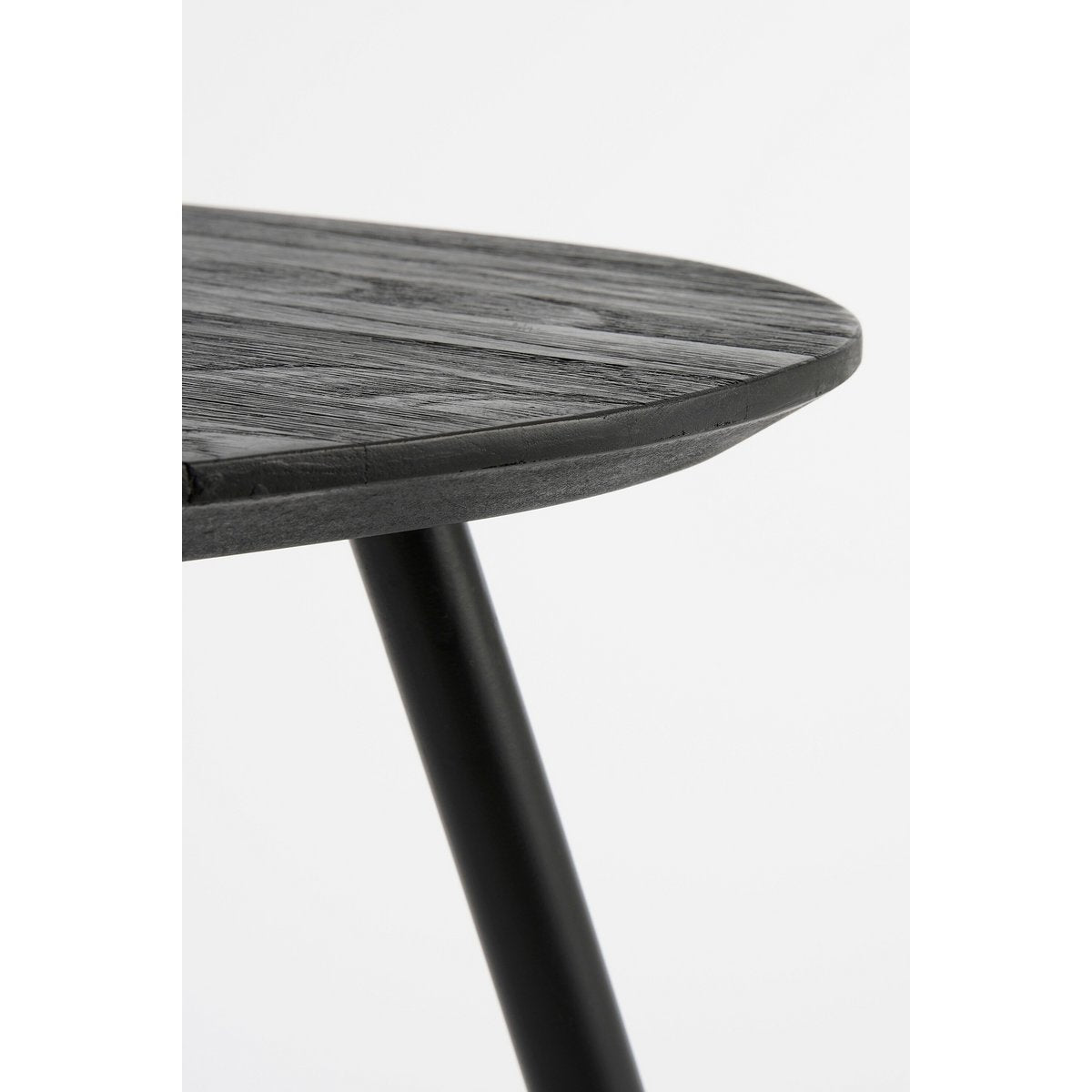 Bijzettafel set Jailey Zwart