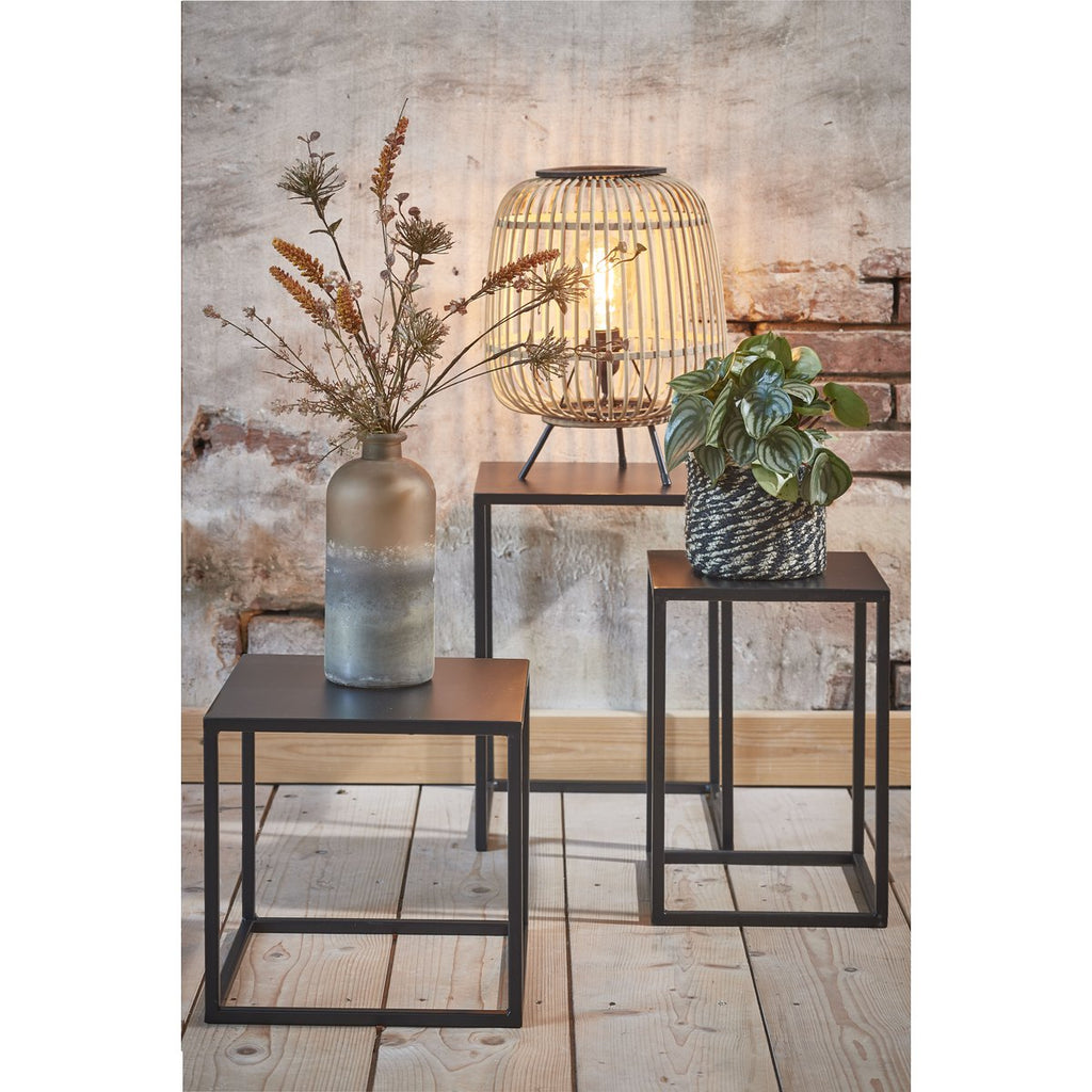 Bijzettafel set Goa Zwart