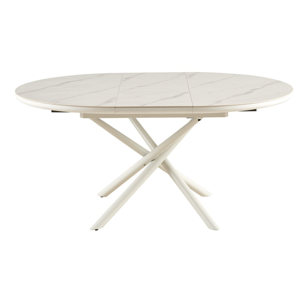 Eettafel Ø120 cm wit