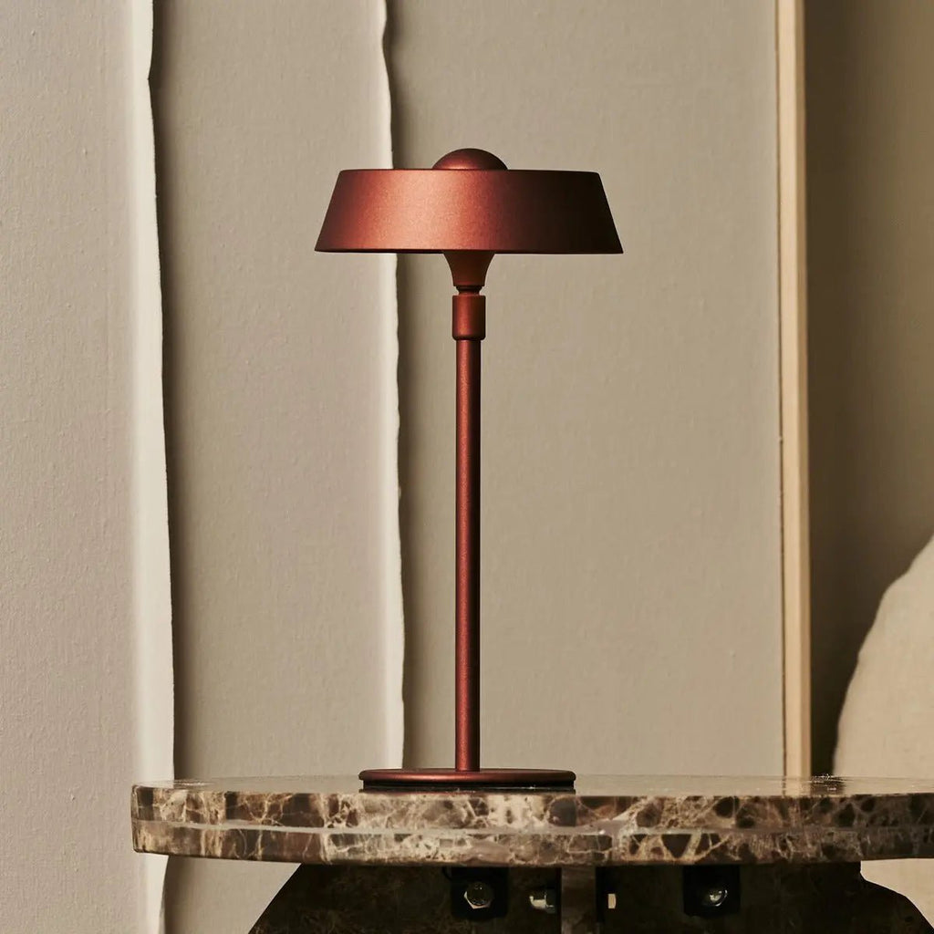 Luca Bronzen USB Oplaadbare Lamp | Minimalistisch, speels & dimbaar