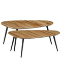 Bijzettafel set Jailey Bruin