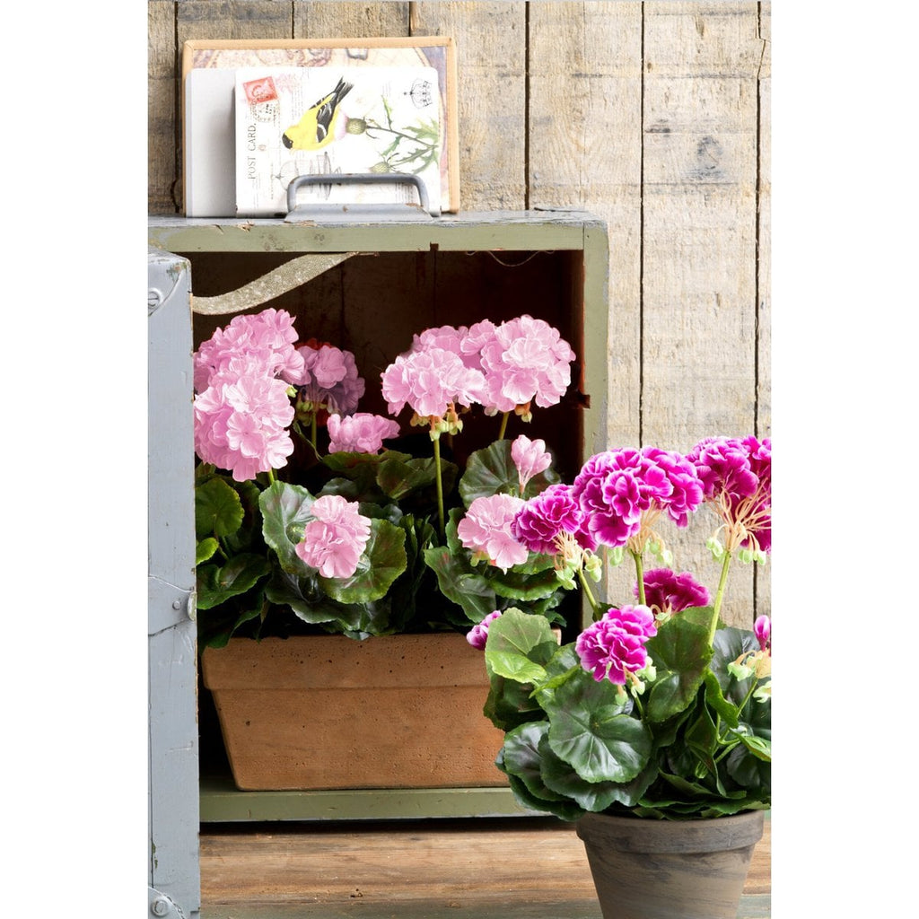 Kunstplant Geranium Roze
