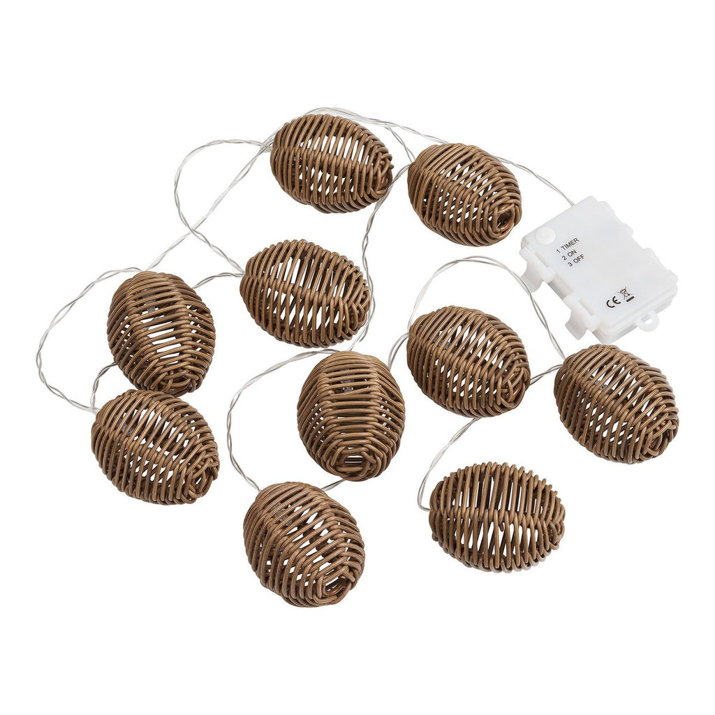 Carlisle LED Lichtslinger, polyrotan/metaal, natuur/zwart