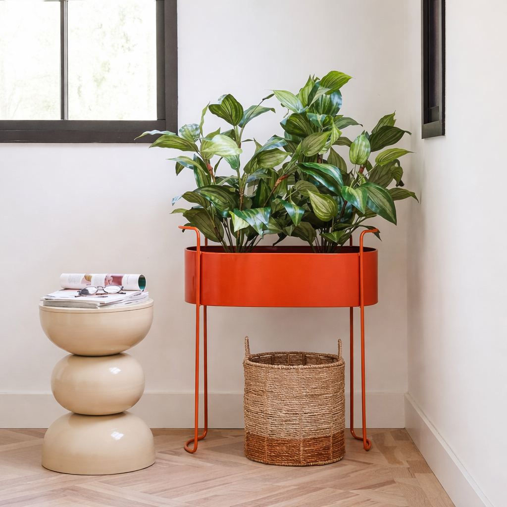 Bloempot binnen Moritz Rood