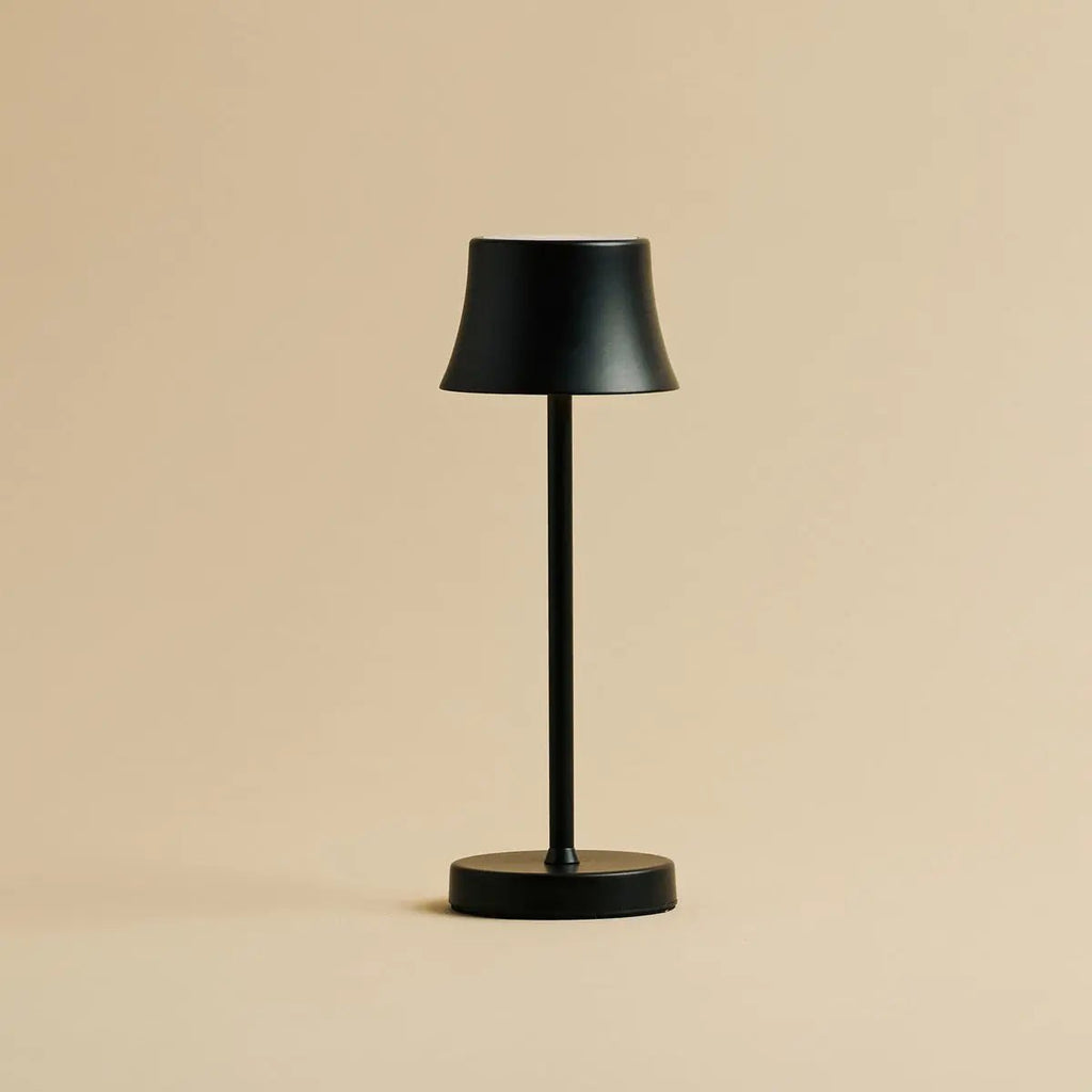 Combiset Professioneel | 4 x De Pijp Mini Midnight Black oplaadbare tafellampen en 1 x Amstel laadstation