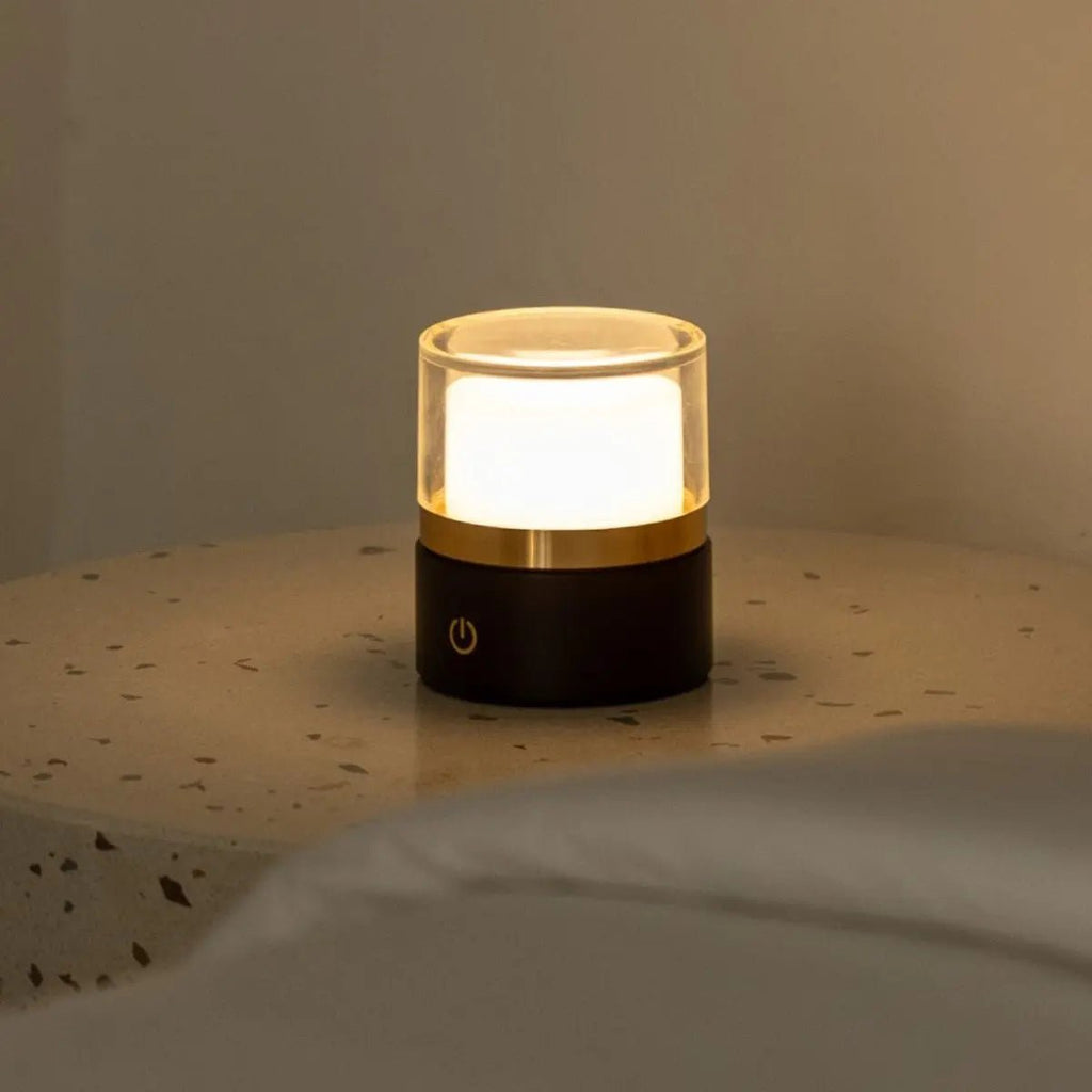 Leo Donkerbruin Draadloze Oplaadbare Lamp | Compact, dimbaar en USB-oplaadbaar