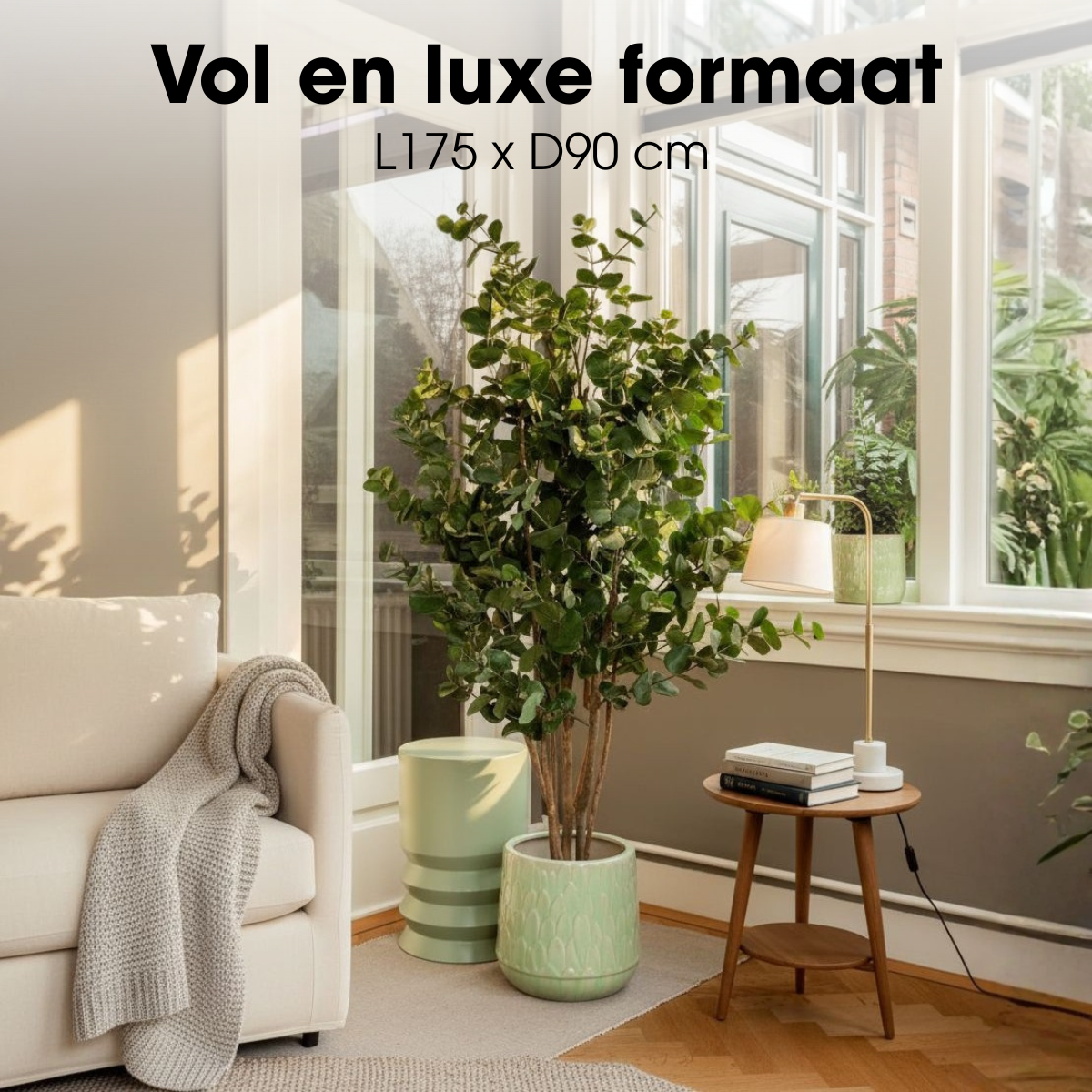 Kunstplant Eucalyptusboom Groen