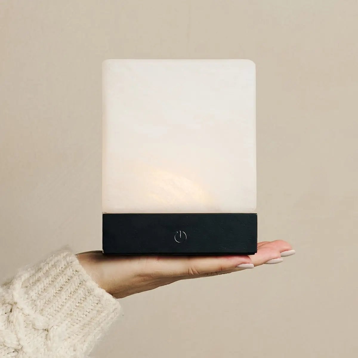 Yce Zwarte Draadloze Houten Lamp | Oplaadbaar, dimbaar en batterijduur van 100 uur
