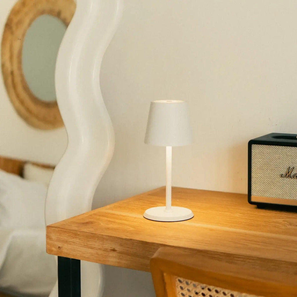 James White Oplaadbare Tafellamp | Snoerloos, dimbaar en elegant (kopie)