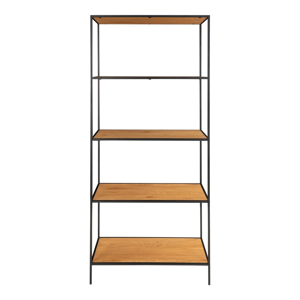 Vita Plank - eikenlook, staal, 80x36x170cm