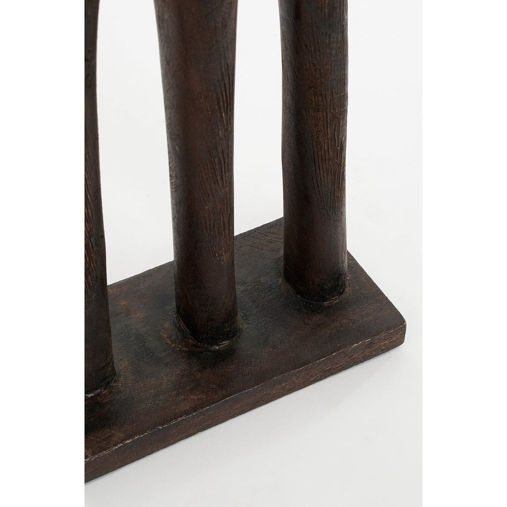 Decoratief beeld Pegara Bruin