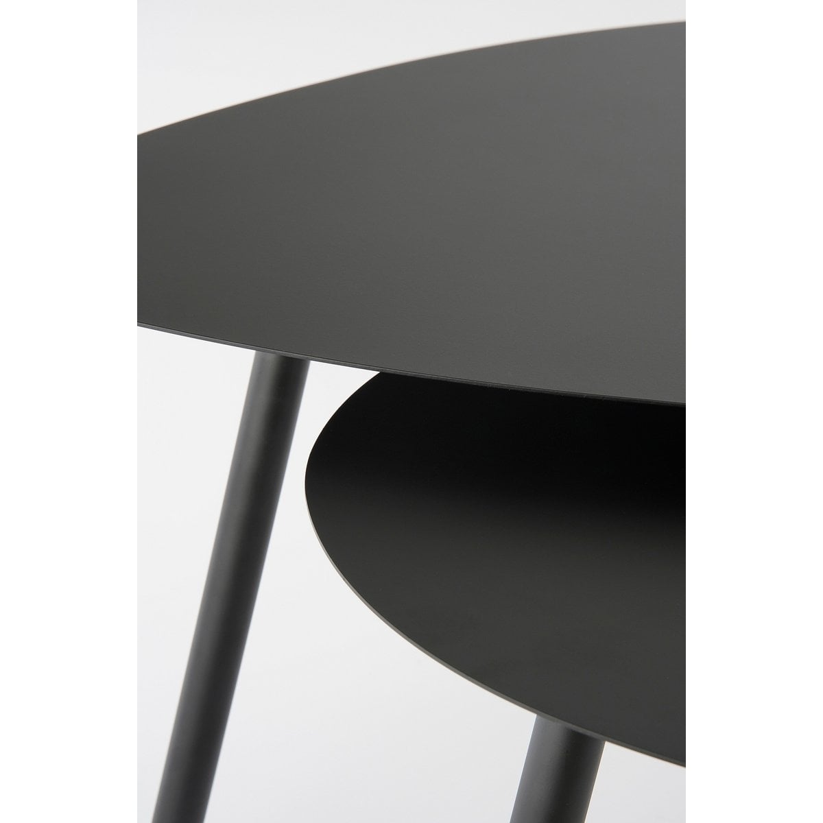 Bijzettafel set  Zwart
