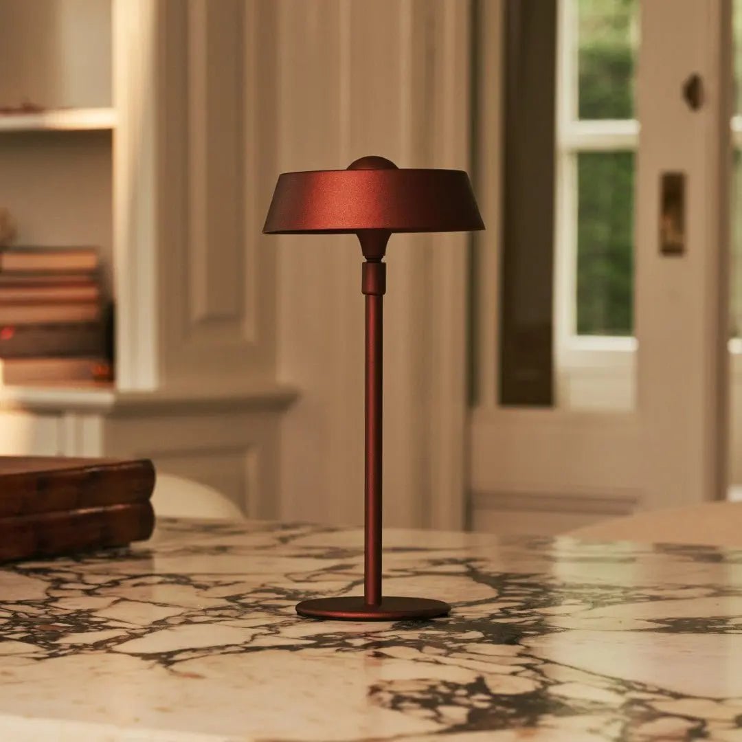 Luca Bronzen USB Oplaadbare Lamp | Minimalistisch, speels & dimbaar