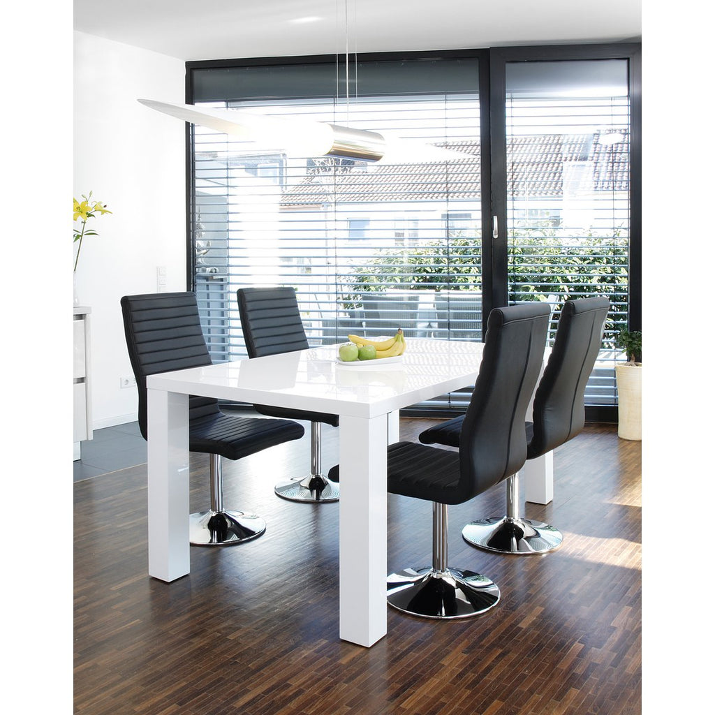 Eettafel 140x90x76 cm wit