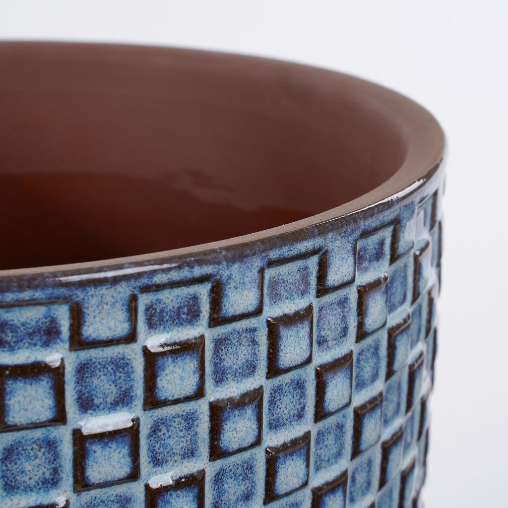 Bloempot binnen Daan Blauw
