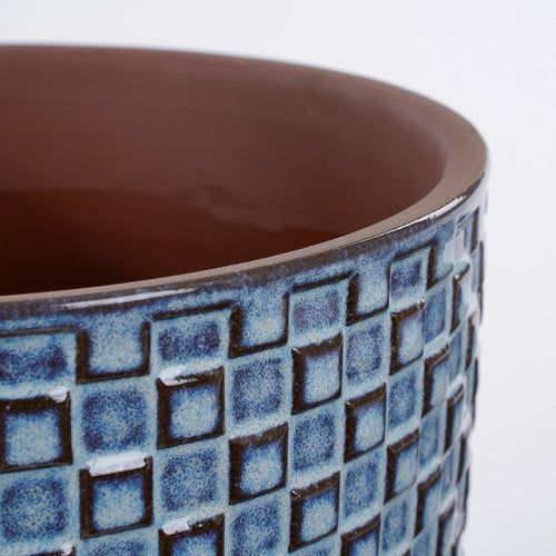 Bloempot binnen Daan Blauw