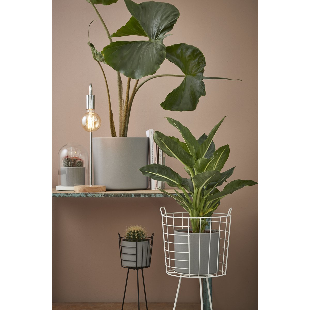 Bloempot binnen Era Lichtgrijs
