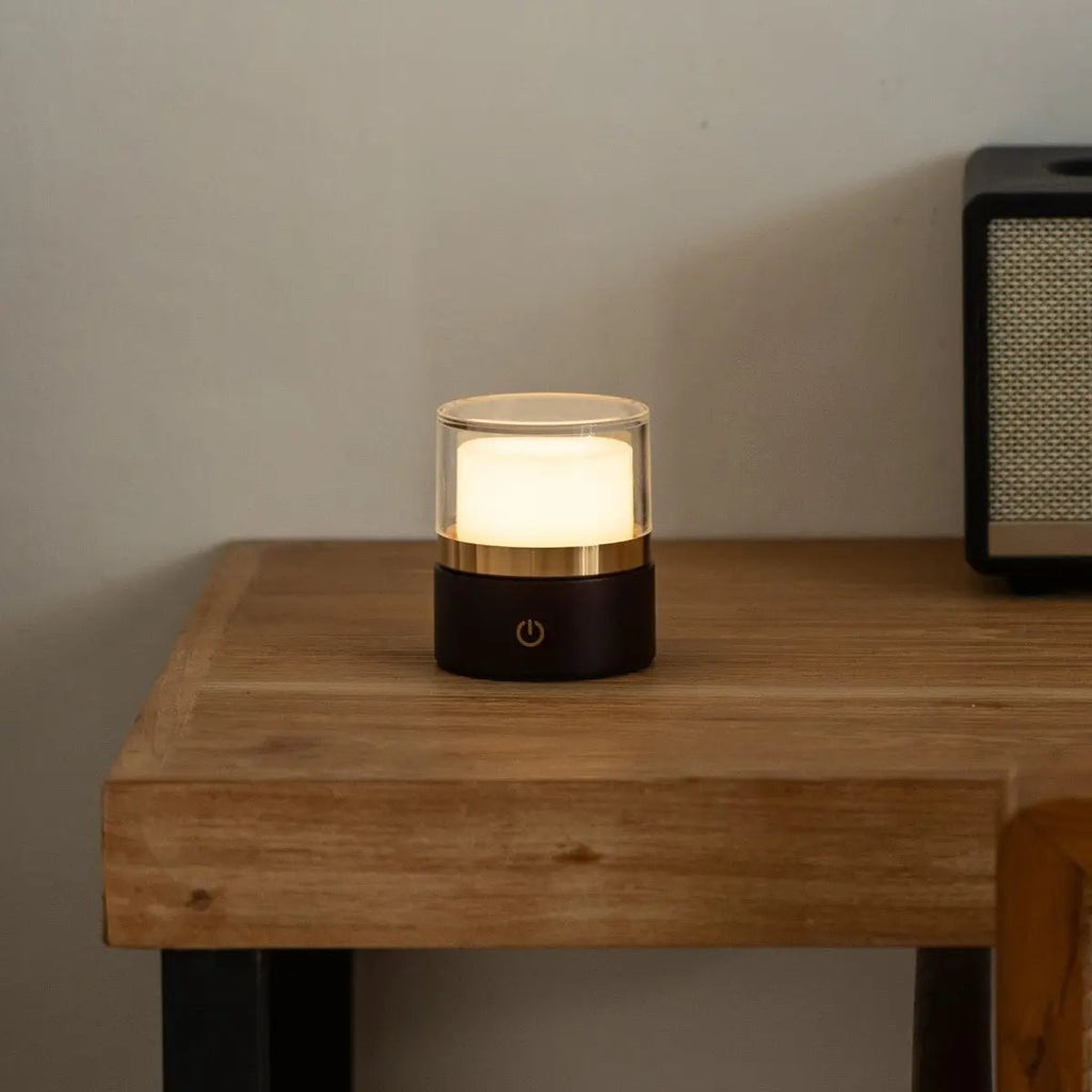 Leo Donkerbruin Draadloze Oplaadbare Lamp | Compact, dimbaar en USB-oplaadbaar