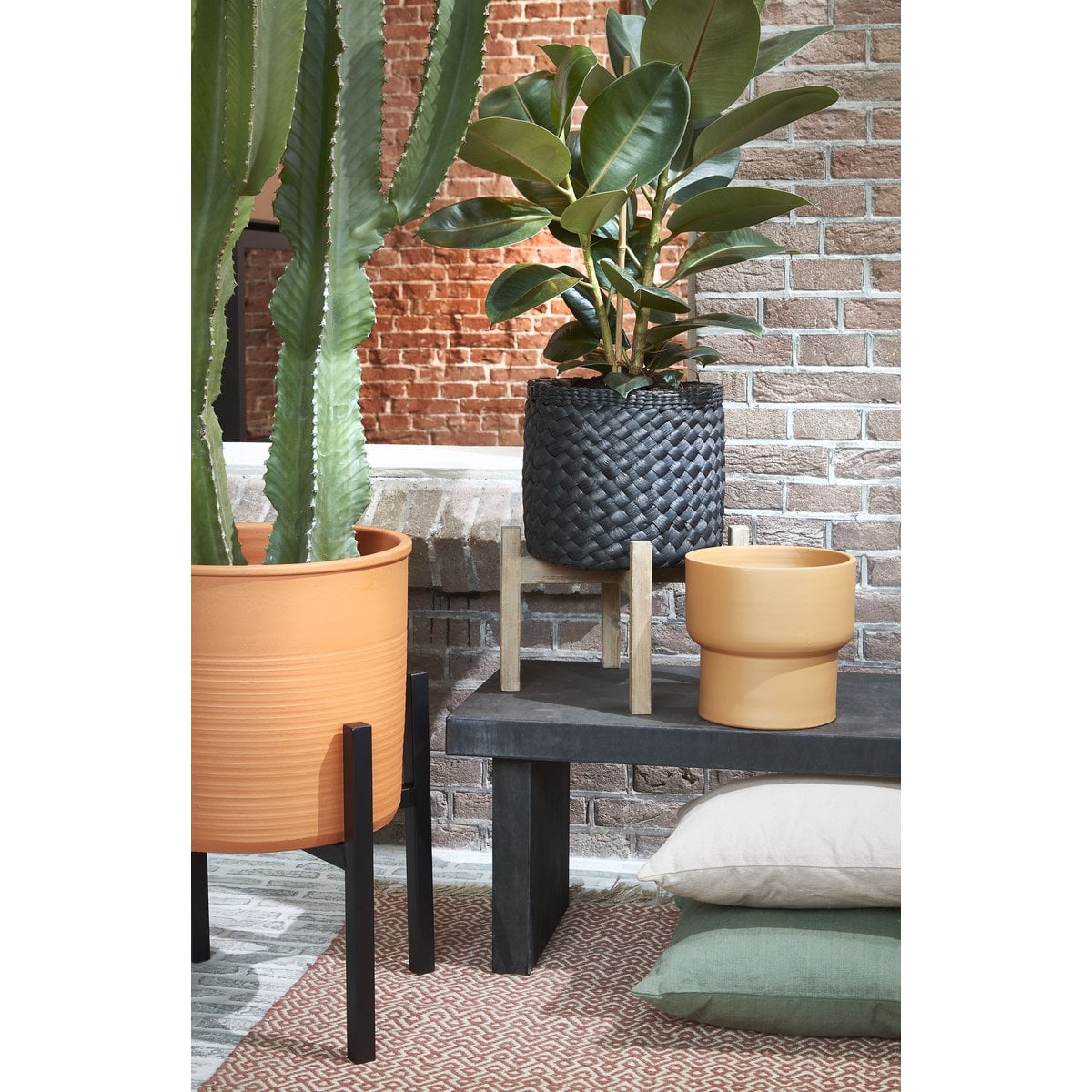 Plantenstandaard Ascot Zwart