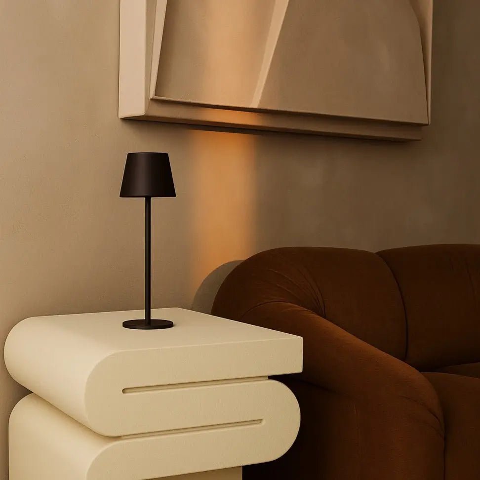 Jasper Mokkabruin Draadloze Lamp met Batterij | Dimbaar en 3 lichtniveaus