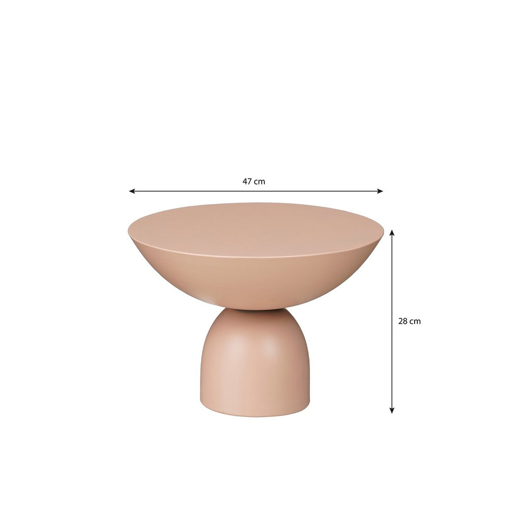 Bijzettafel Celise Lichtroze