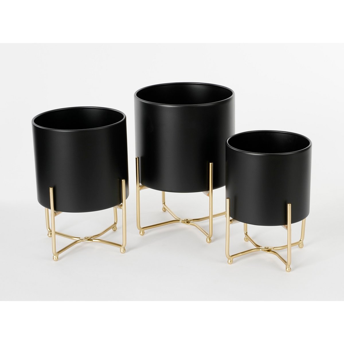 Plantenstandaard set Aries Zwart