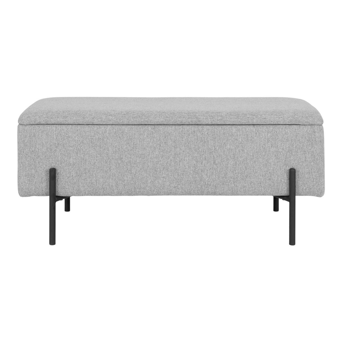 Watford Bank - Lichtgrijs, polyester, 95x36,5x43cm