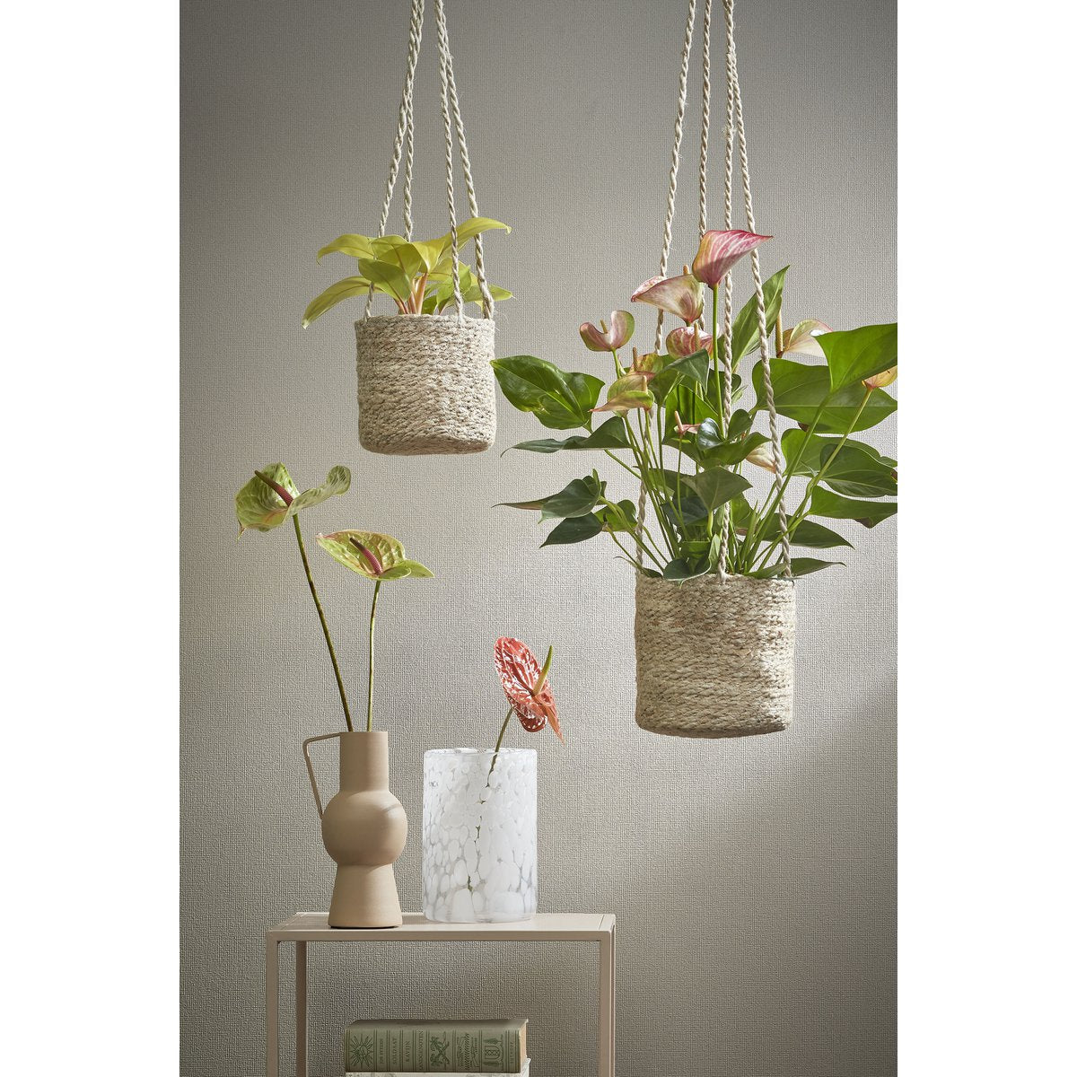 Plantenmand set Atlantic Crème