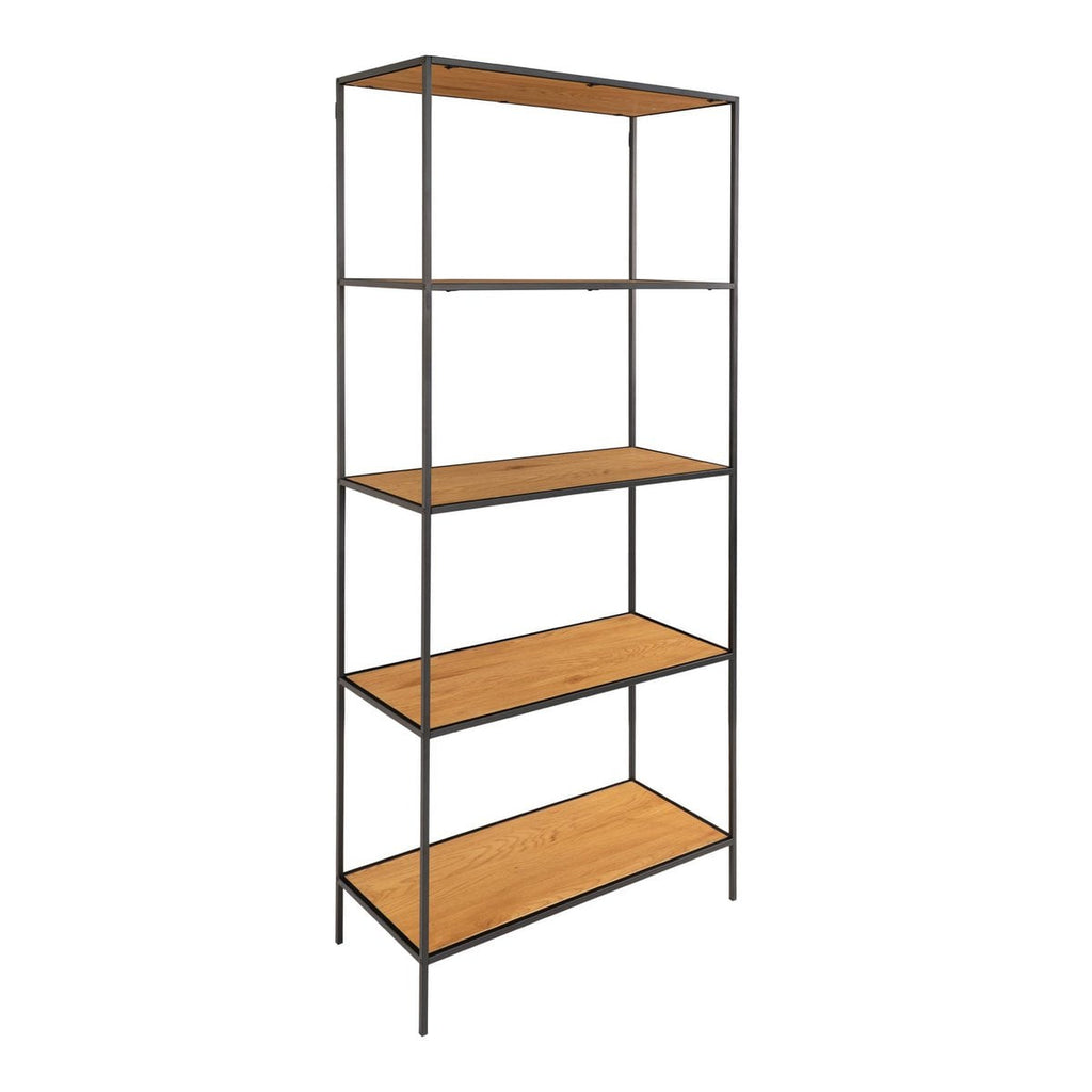 Vita Plank - eikenlook, staal, 80x36x170cm