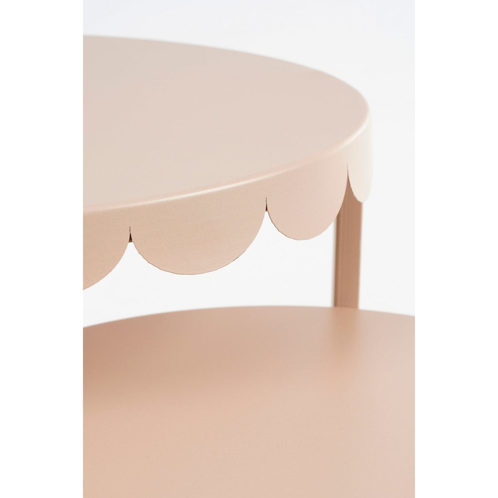 Bijzettafel set Lara Lichtroze