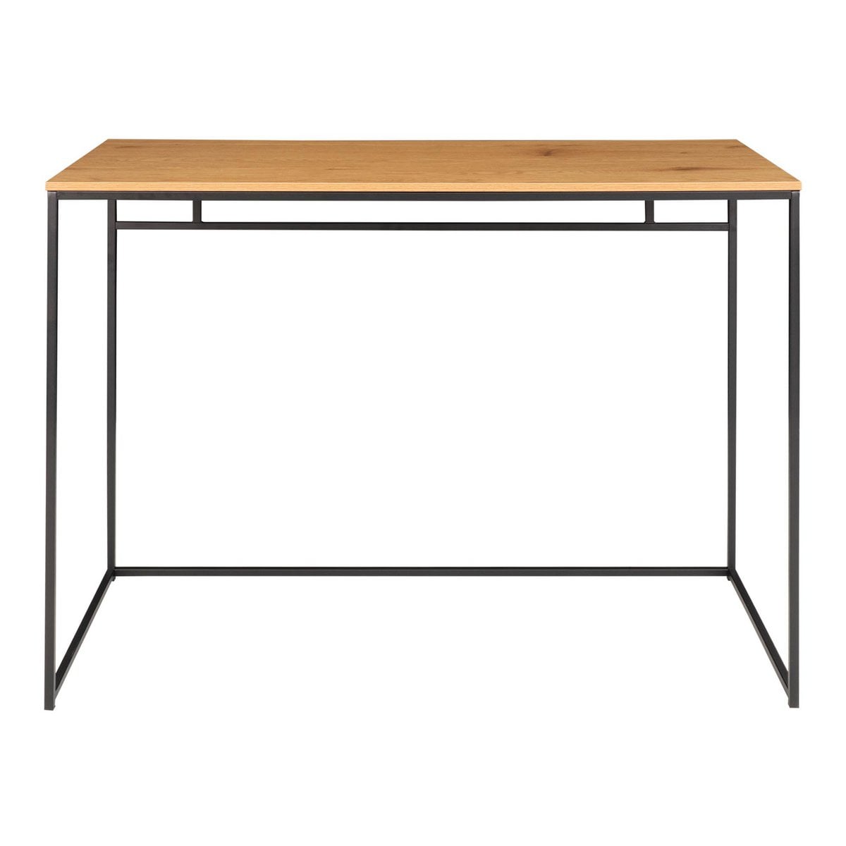 Vita Bureau - eikenlook, zwart, 100x45x75cm