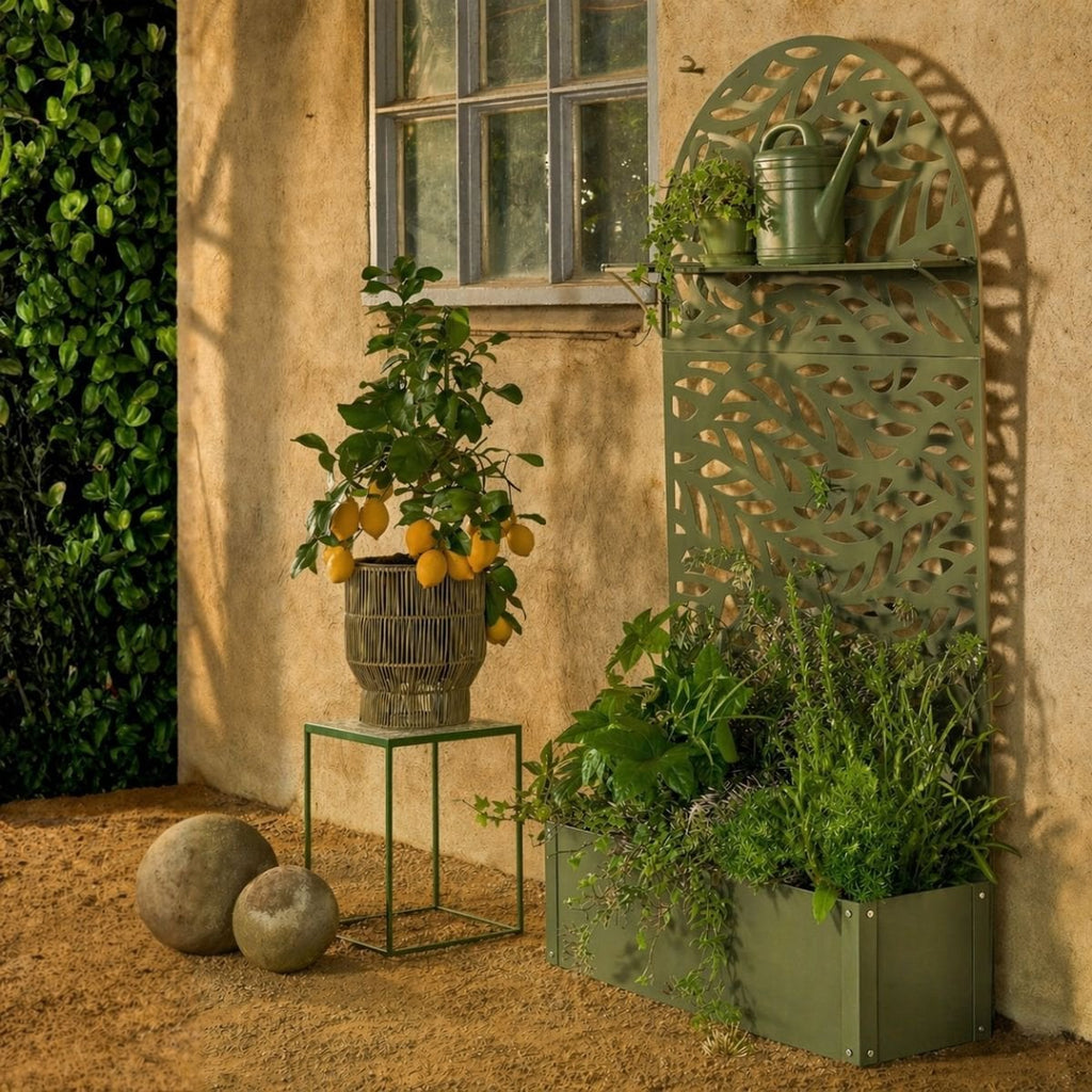 Plantenstandaard buiten Sapri Groen