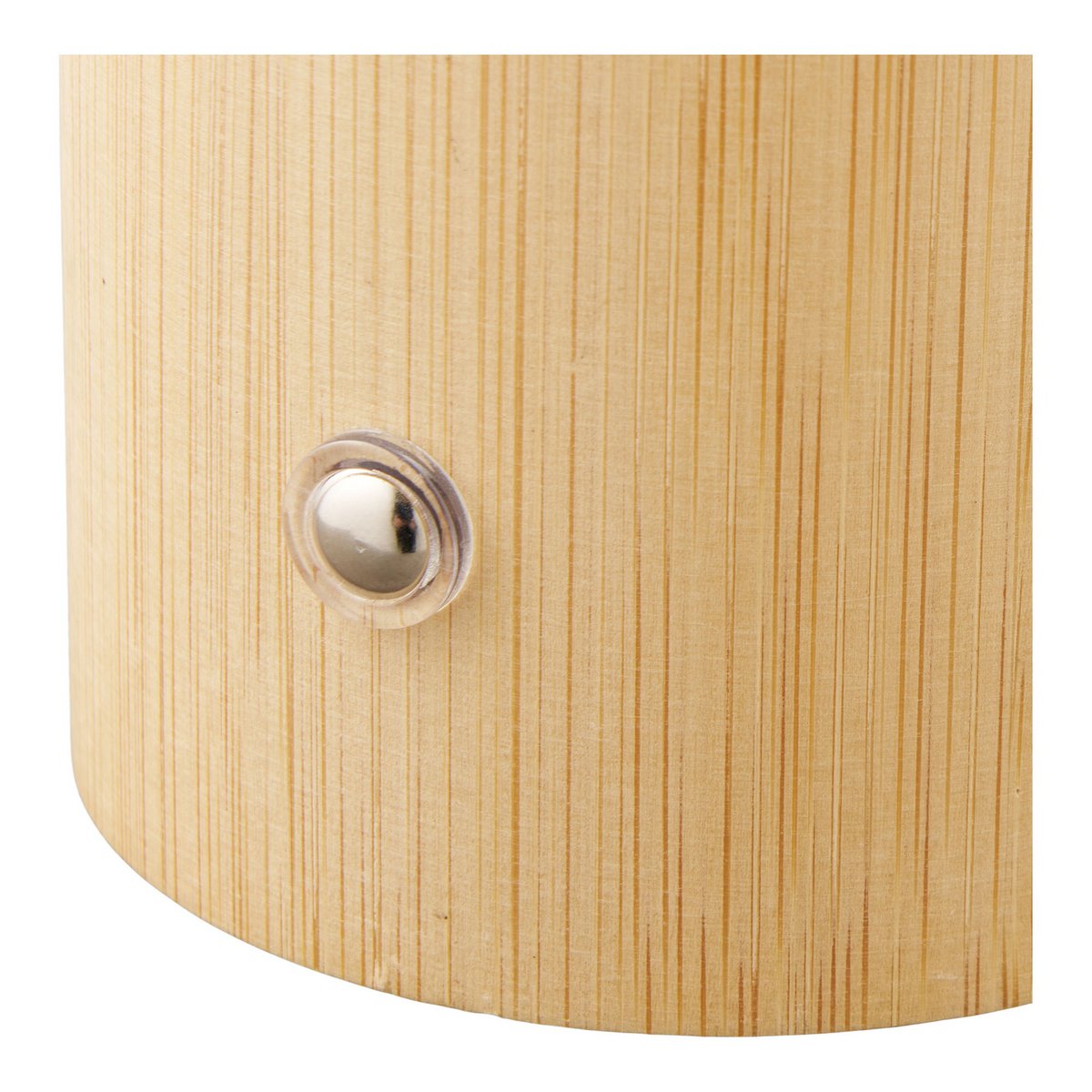 Stafford Tafellamp, bamboe/metaal/PE, oplaadbaar, naturel, wit