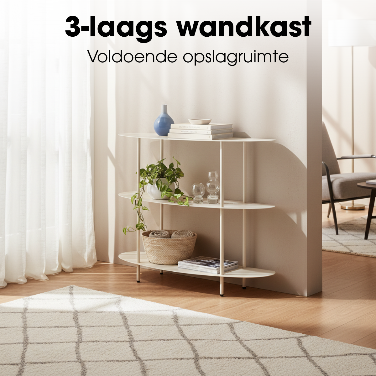 Kast  Gebroken wit