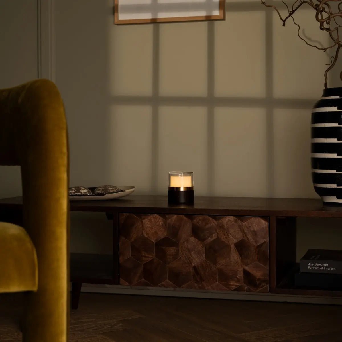 Leo Donkerbruin Draadloze Oplaadbare Lamp | Compact, dimbaar en USB-oplaadbaar