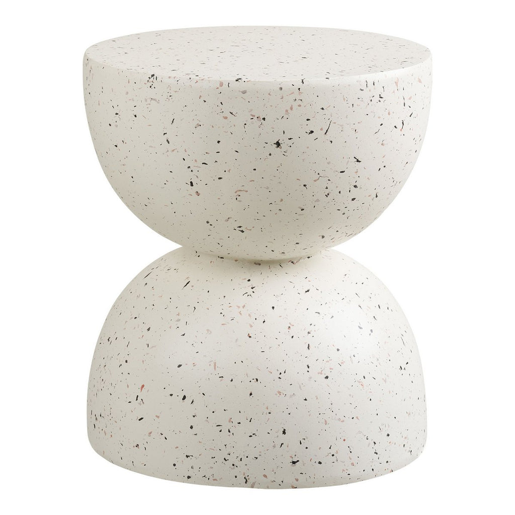 Bonita Bijzettafel, fiberclay, terrazzo-look, ø40x45 cm