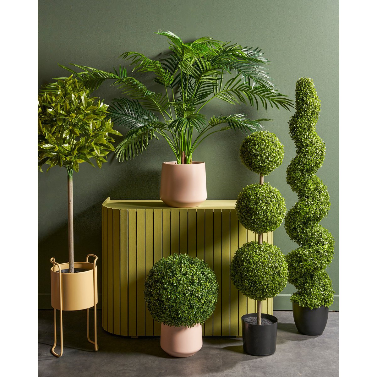 Kunstplant Areca palm Groen