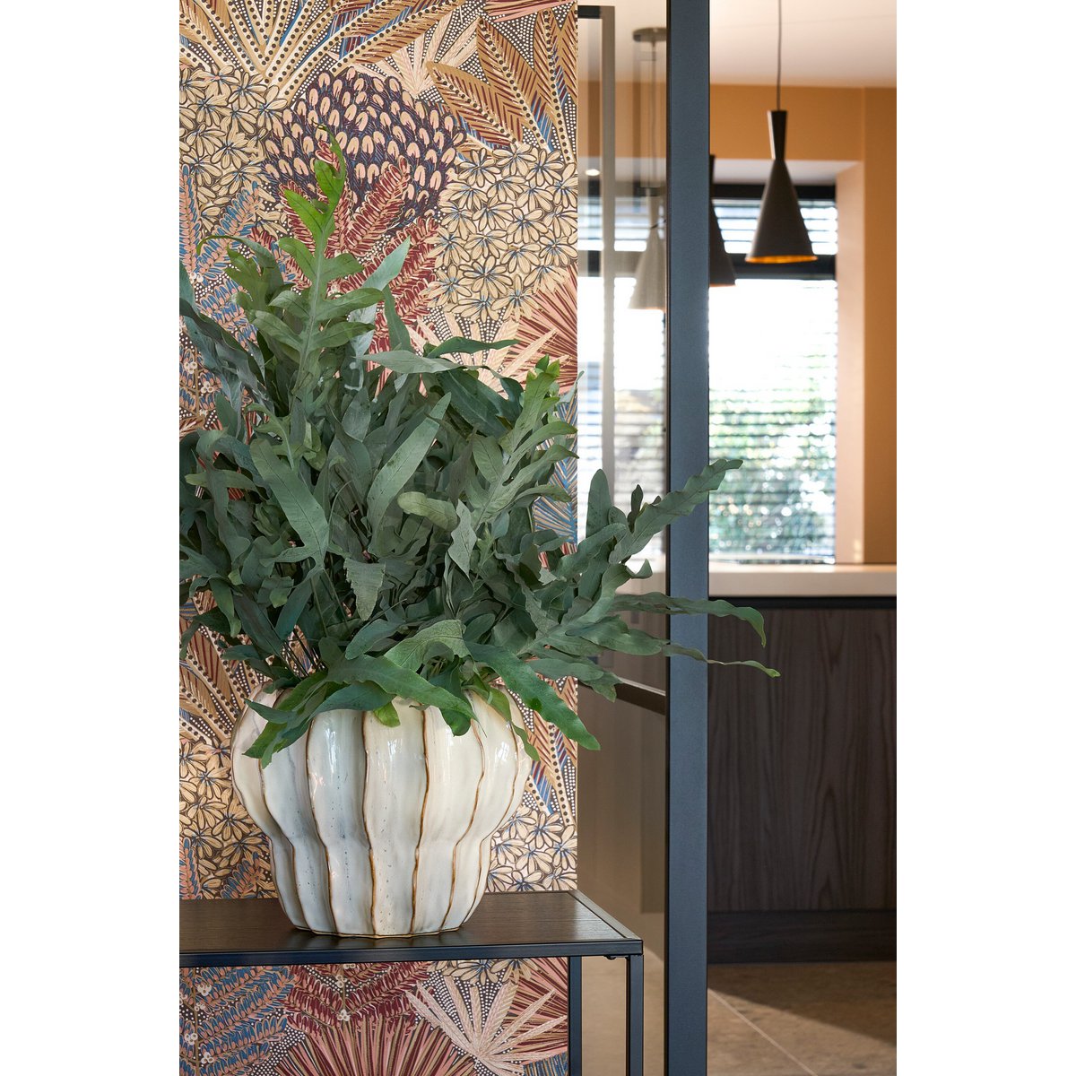 Bloempot binnen Altea Wit