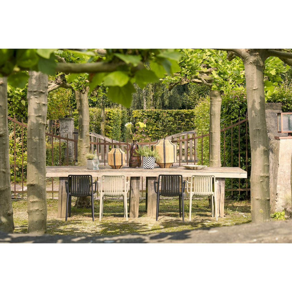 Tuin dining stoel Paloma Zwart