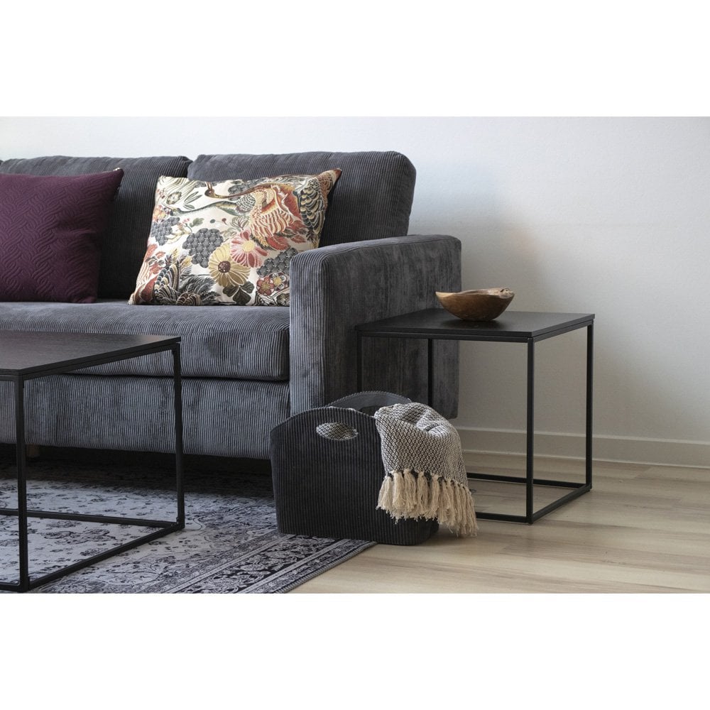 Havana Vloerkleed - Zwart/Wit, Chenille Polyester, 160x230 cm