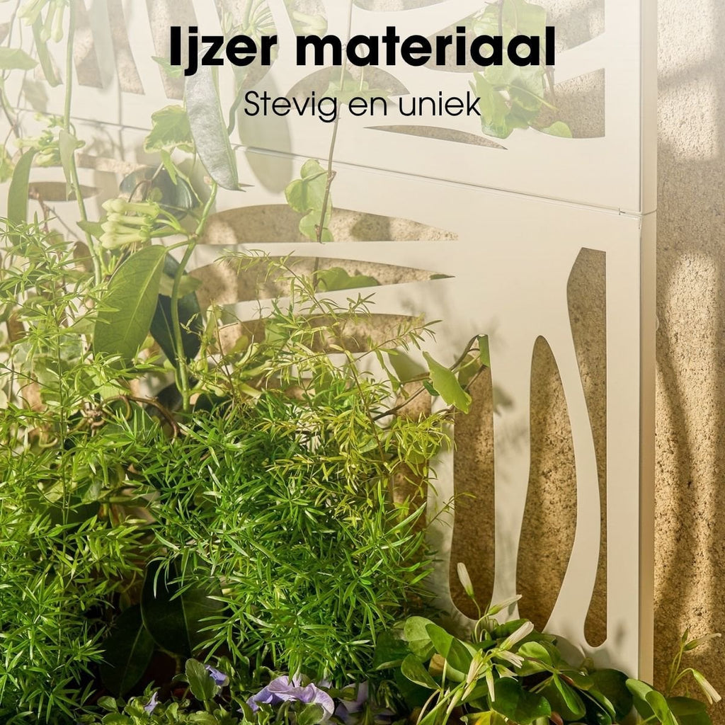 Plantenstandaard buiten Sapri Gebroken wit