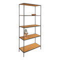 Vita Plank - eikenlook, staal, 80x36x170cm