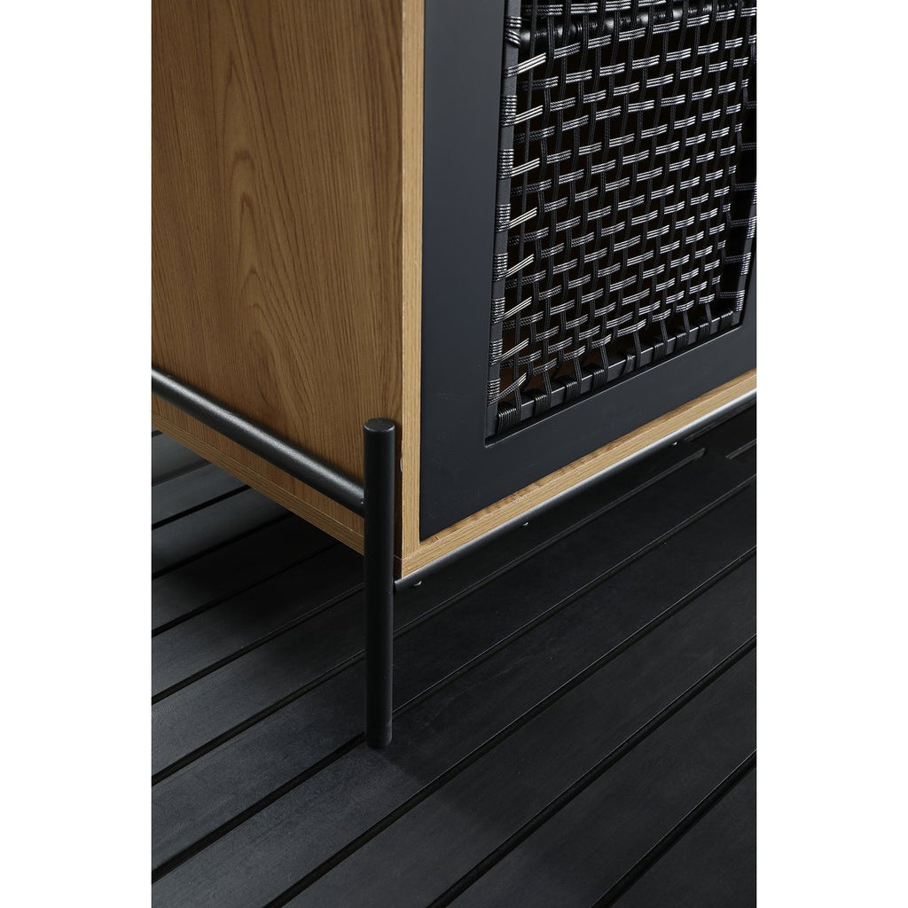 Dressoir naturel/zwart