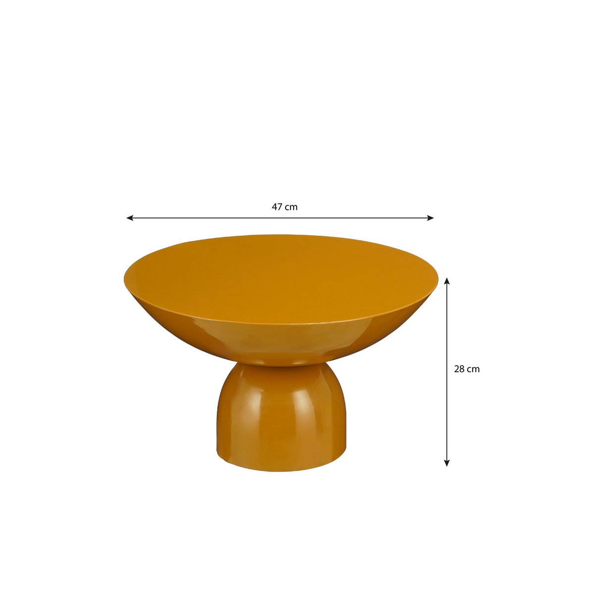 Bijzettafel Celise Bruin