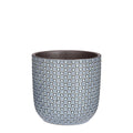 Bloempot binnen Daan Blauw