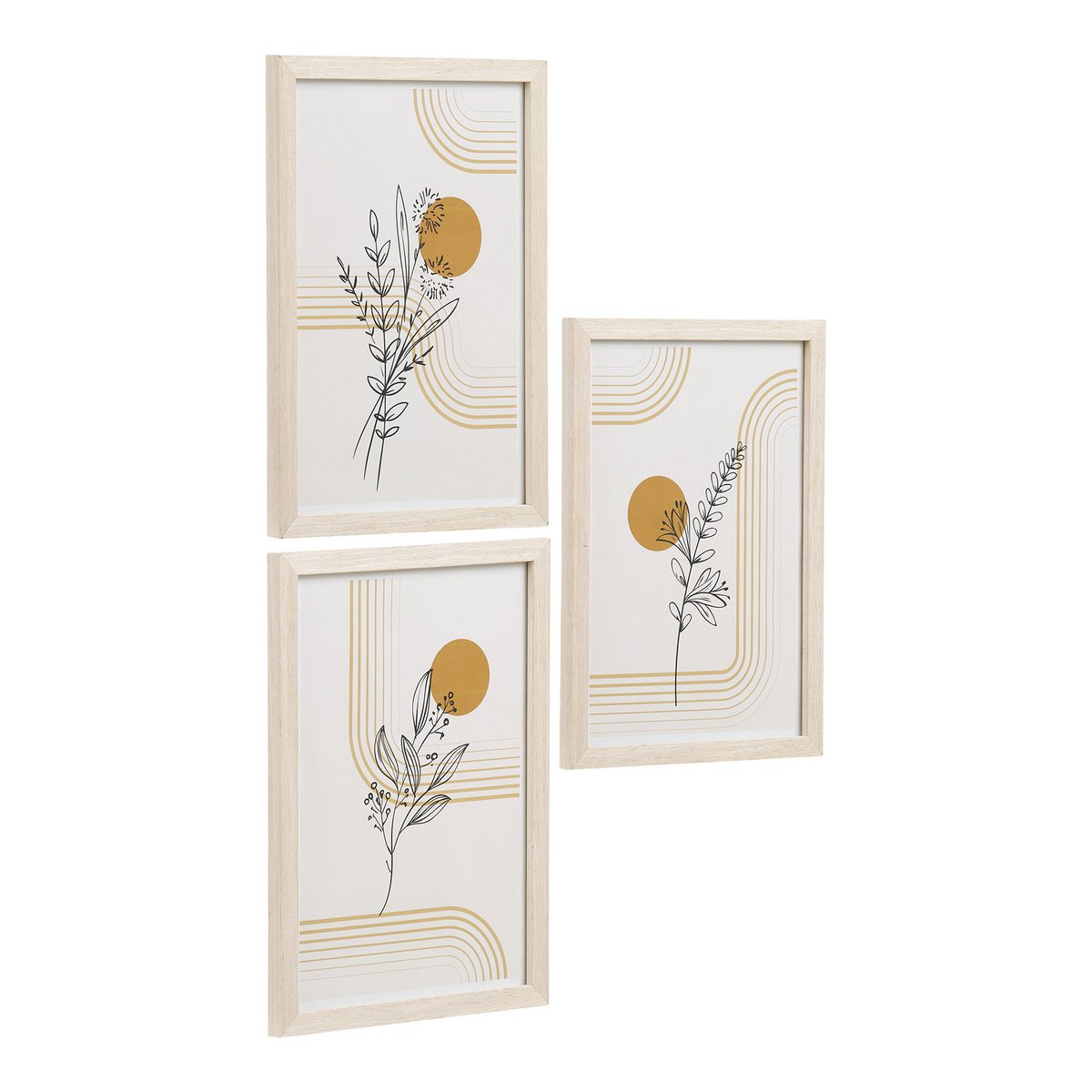 Madison Frameset, naturel, set van 3